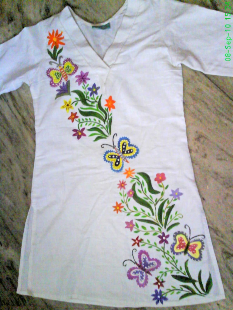 Kıyafette Kumaş Boyama