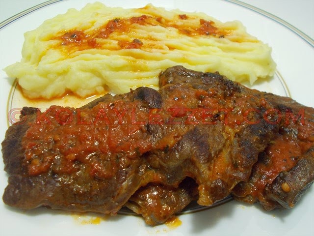 Domates Soslu Antrikot Tarifi