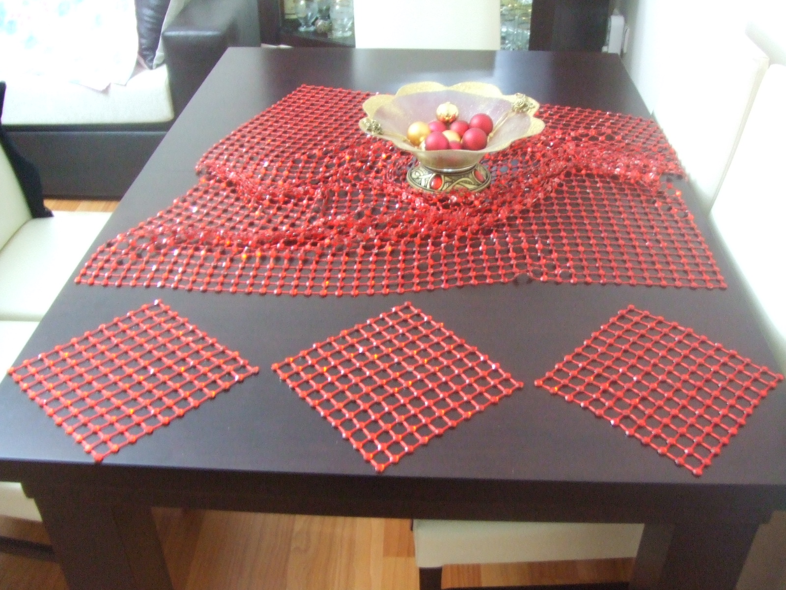 Boncuklarla Salon Takımı Modelleri