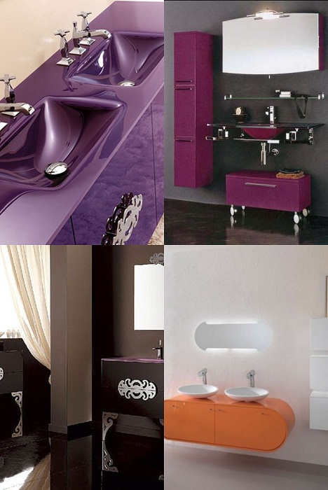 Renkli Banyo Dolabı Tasarımları