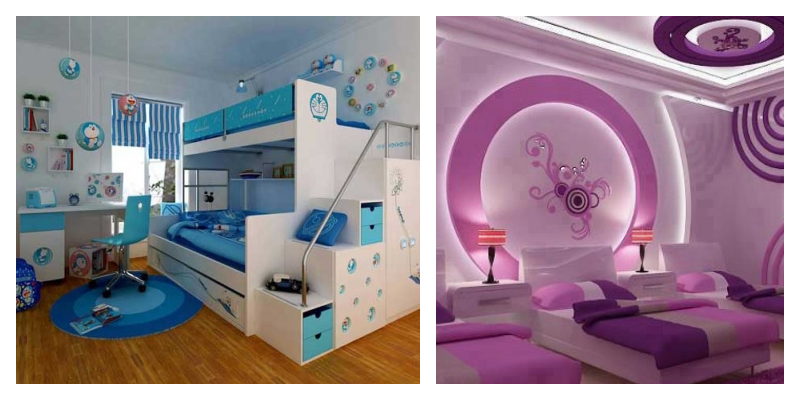 Minimal Tarz Çocuk Odası Tasarımları