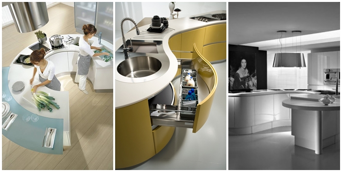 Oval Mutfak Tezgah Tasarımları