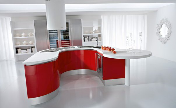 Kırmızı İç Mekan Tasarımları