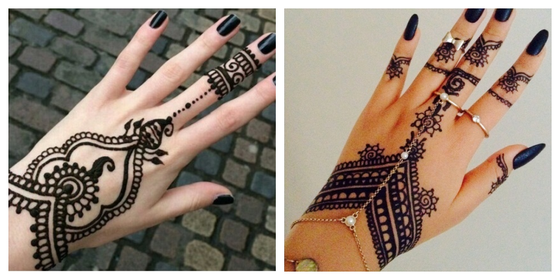 Harika Kına Desenler