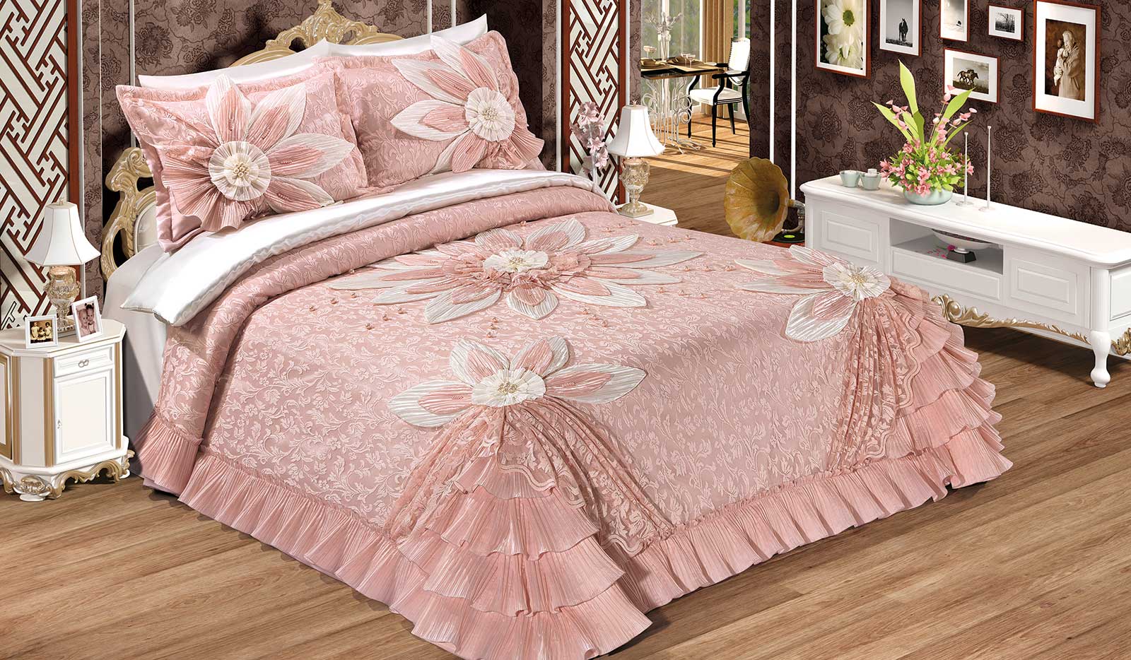 modern yatak örtüsü