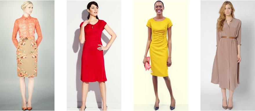 Yeni Sezon Diz Altı Elbise Modelleri
