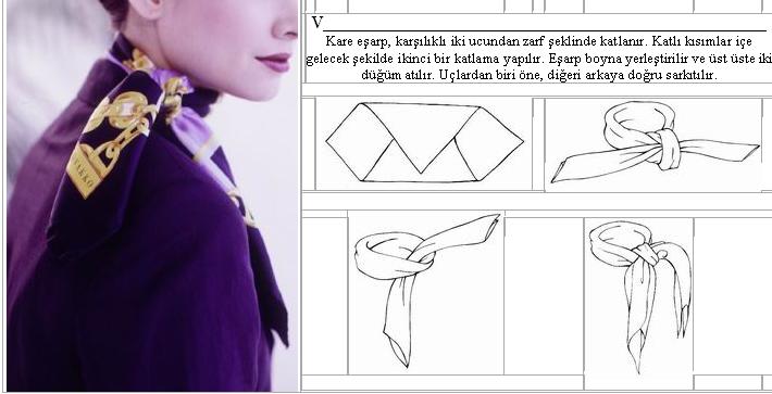 Bayan Şal Ve Fular Bağlama Örnekleri