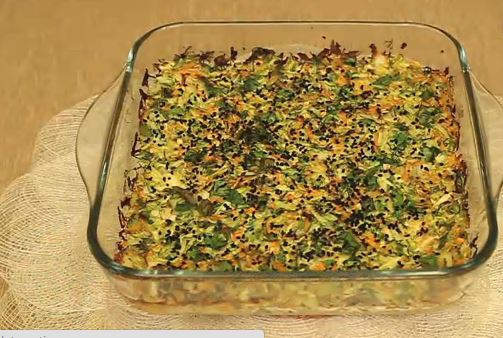 Fırın Mücver Tarifi (Diyet)