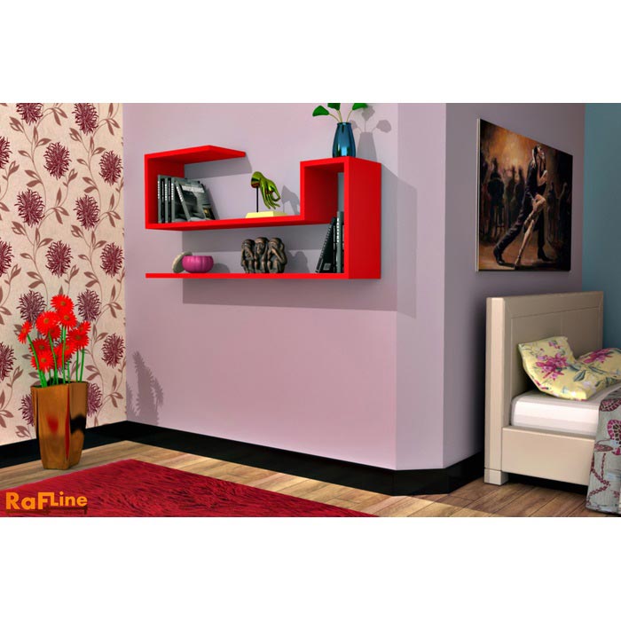 Duvara Monte Dekoratif Raf Modelleri