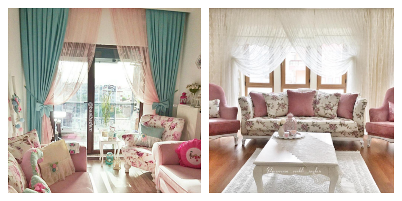 Klasik Tarz İç Mekan Perde Modelleri