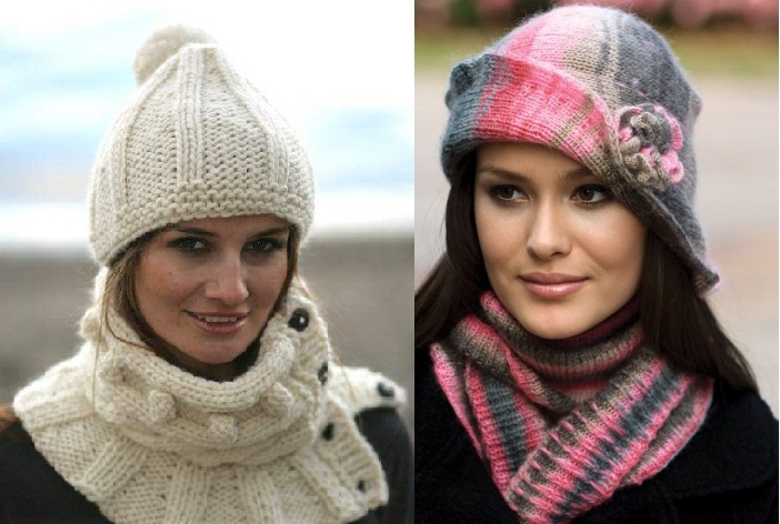 Kışlık Çok Şık Atkı Ve Bere Örnekleri