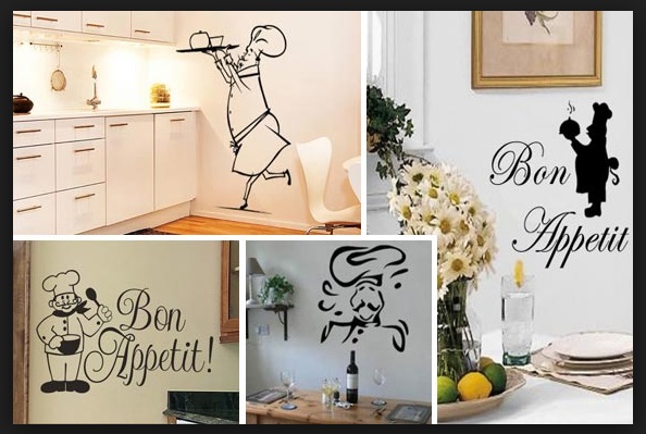 Dekoratif Mutfak Sticker Modelleri