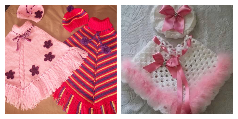 Bebek Ve Çocuk Panço Modelleri