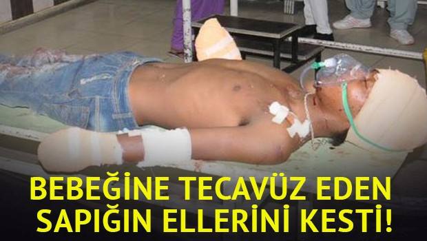 Kızına Tecavüz Eden Gencin Ellerini Kesti!