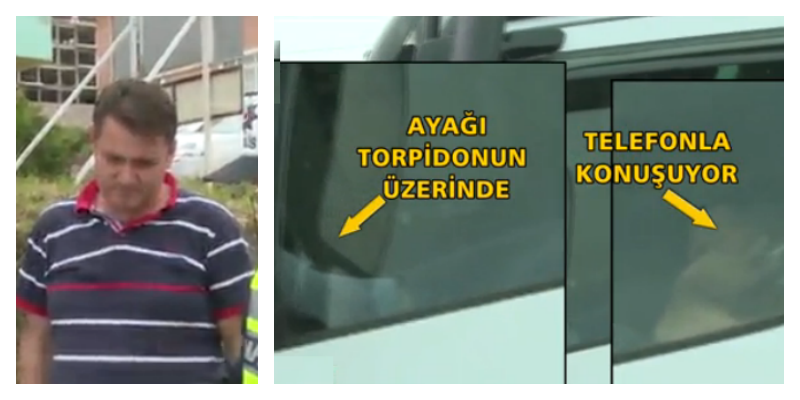 Tırı neredeyse kafasıyla sürecek!