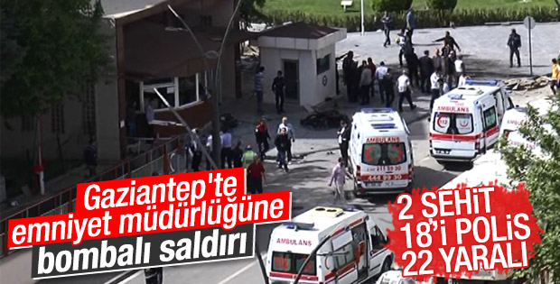 Son Dakika! Gaziantep Emniyet Müdürlüğü Önünde Patlama