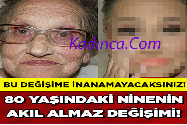 80 yaşındaki babaanneye Instagram makyajı yapılırsa!