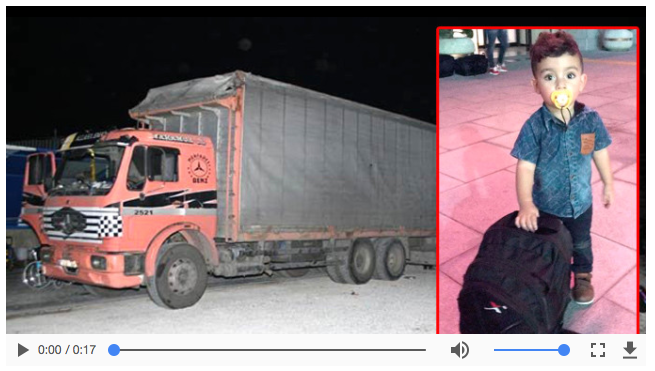 2.5 Yaşındaki Roj Bebek, Kamyonetin Kasasında Boğulmaktan Son Anda Kurtarıldı