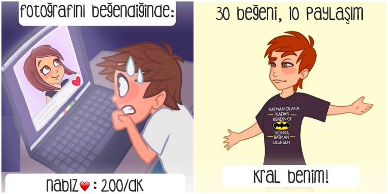 Sosyal Medyadayken Nasıl Birisi Olduğumuzu Tam Olarak Anlatan 14 İllüstrasyon