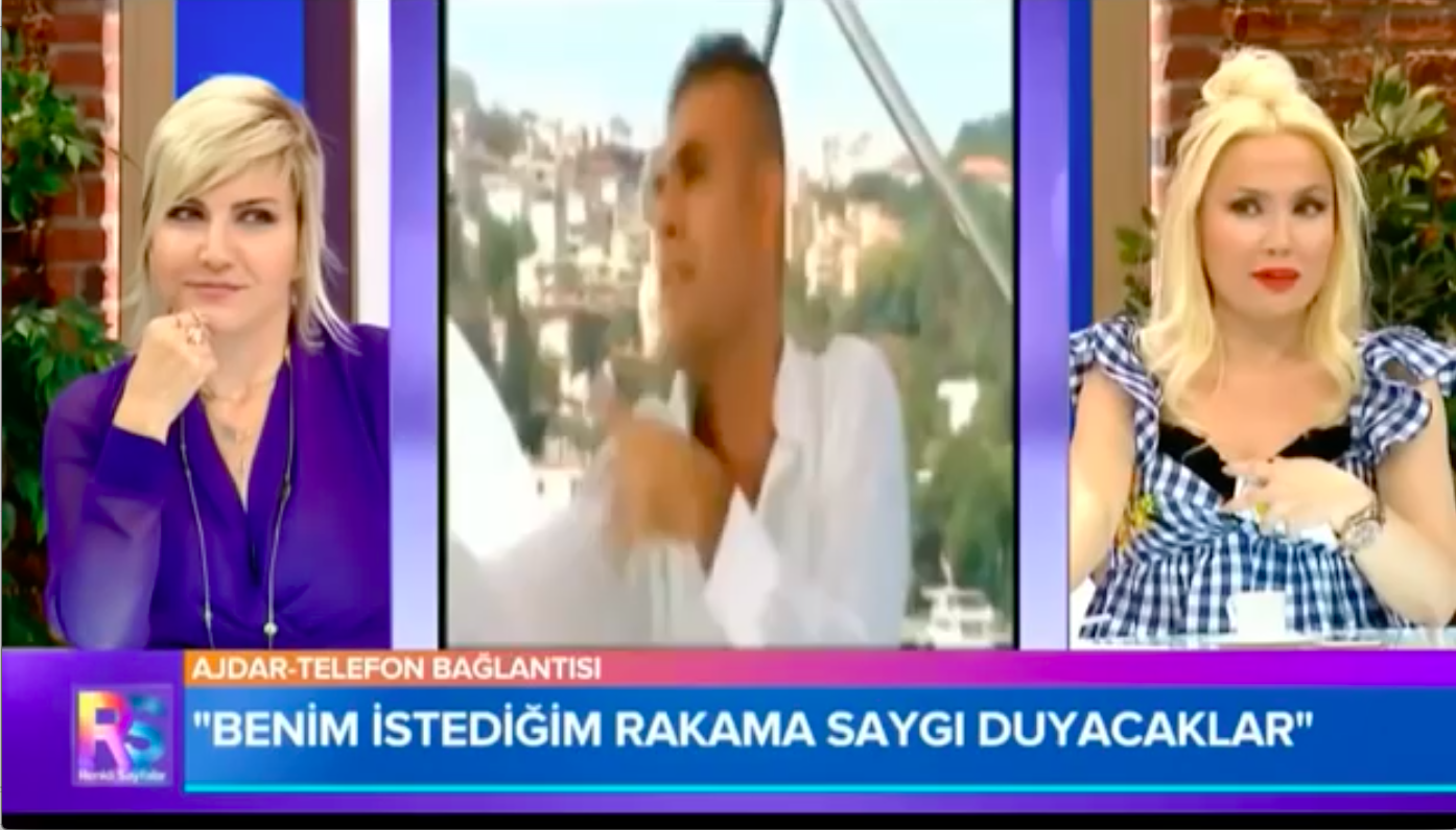 Ajdar taviz vermiyor: 2 saatlik yayın için 300 bin Euro istiyorum – Video