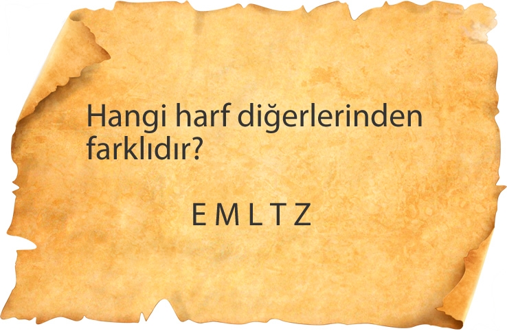 Bu Soruya Doğru Cevap Verebildiyseniz Zekanızla Gurur Duyabilirsiniz.Cevabı İçin Tıklayın