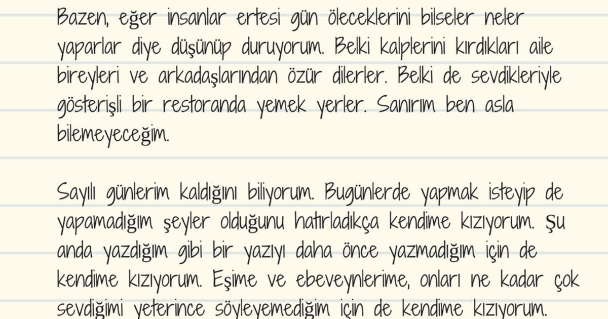 83 Yaşındaki Kadın Arkadaşına Yazdığı Mektupla Arkadaşını Hüzünlendirdi