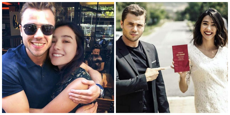 Bir dizi aşkı daha gerçek oldu <3