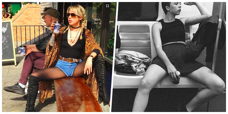 Canım O Bacakları Topla İstersen! Erkeklere Tepki Olarak Ortaya Çıkan “Kadınlar Yayılıyor” Hareketi Büyük İlgi Görüyor!