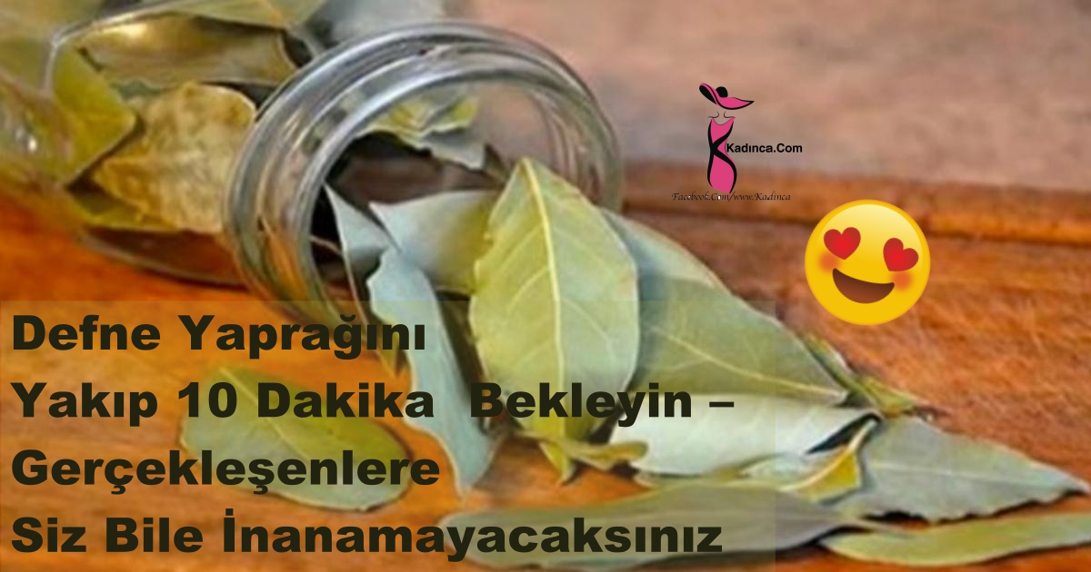 Defne Yaprağını Yakıp 10 Dakika Bekleyin – Gerçekleşenlere Siz Bile İnanamayacaksınız