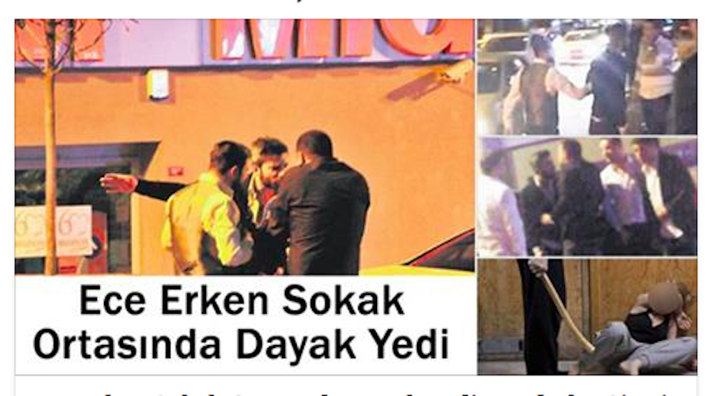 Ece Erken Sokak Ortasında Dayak Yedi