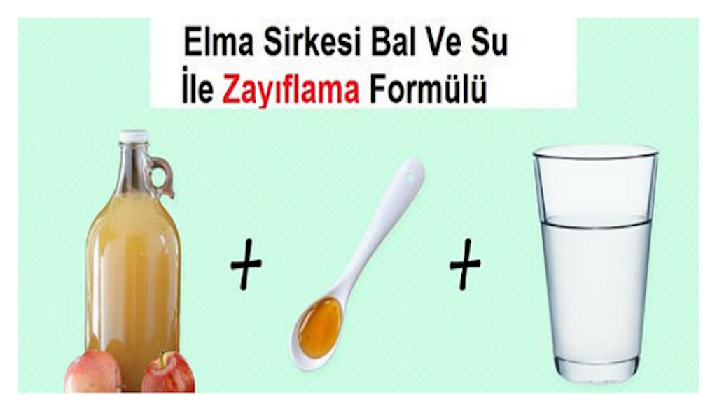 Elma Sirkesi Bal ve Ilık Su ile Zayıflama Kürü.. =>>