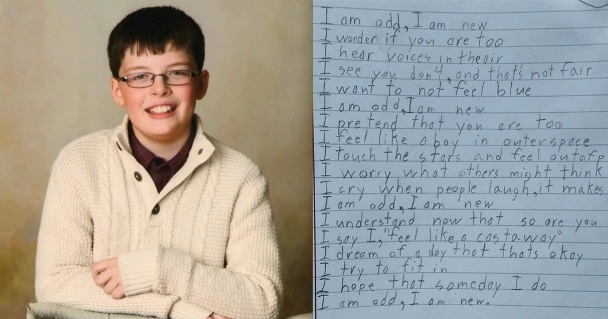 Öğretmen, 10 Yaşındaki Otizmli Çocuktan Şiir Yazmasını İstedi. Şiiri Okuyunca Çok Duygulanacaksınız!