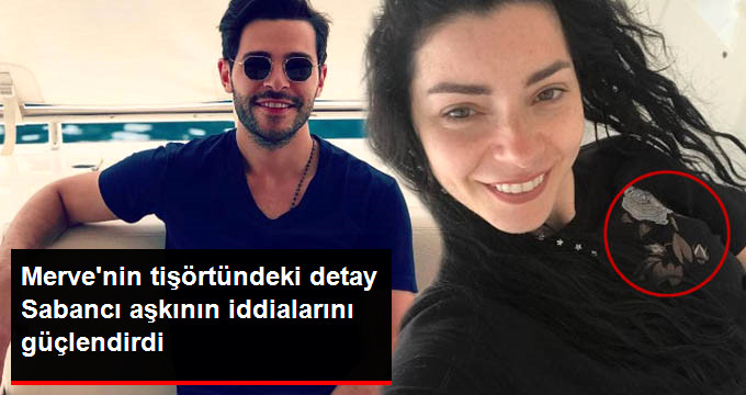 Merve Boluğur ve Hakan Sabancı Aynı Tişörtle Poz Verdi