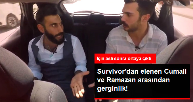 Survivor Taksi’de Cumali İle Ramazan Arasında Gerginlik Şakası