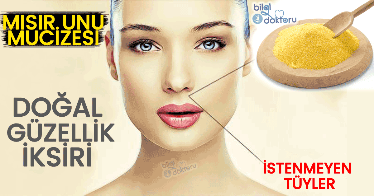 Yüzdeki İstenmeyen Tüylere Mısır Unu Maskesi