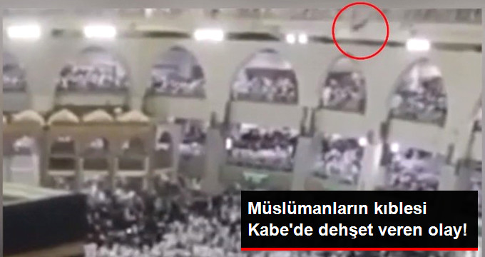 Kabe’de Genç Adam Teravih Namazı Kılanların Üstüne Atlayarak İntihar Etti