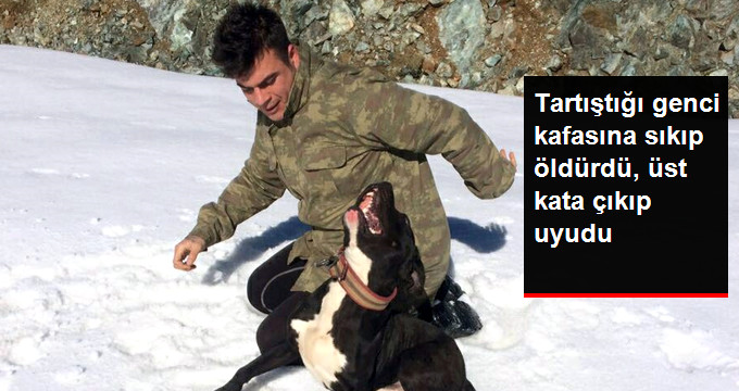 Alt Katta Kafasına Sıkıp Öldürdü, Üst Kata Çıkıp Uyudu