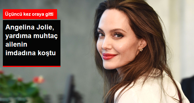 Angelina Jolie, Yardıma Muhtaç Aileyi Yalnız Bırakmadı