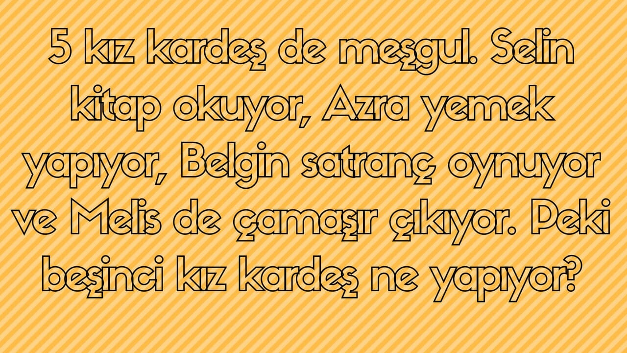 5 Kişiden Sadece 1’i Bu Bilmeceyi Anında Biliyor – Bakalım Siz De Onlardan Mısınız