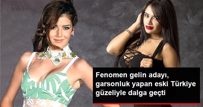 Gelin Adayı Naz Mila, Garsonluk Yapan Eski Türkiye Güzeliyle Dalga Geçti