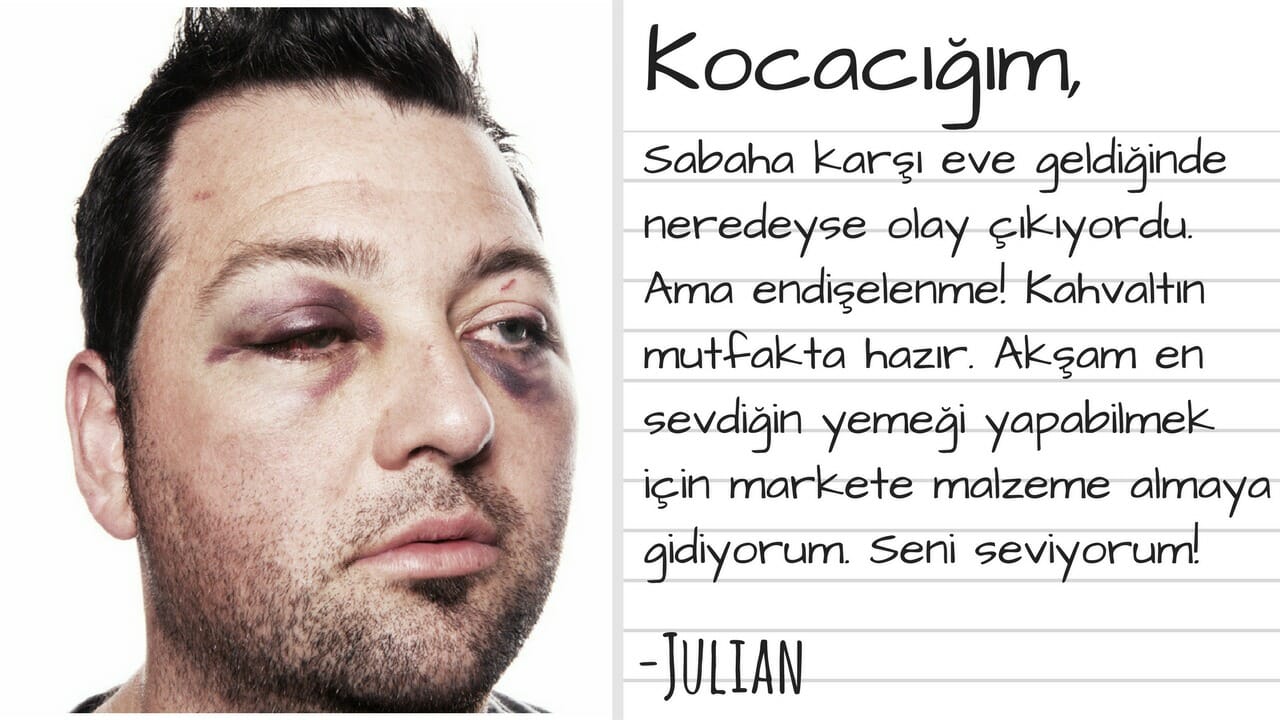 Akşamdan Kalma Ve Gözünde Morlukla Uyandı – Eşinin Mektubunu Görünce Mutluluktan Ağladı