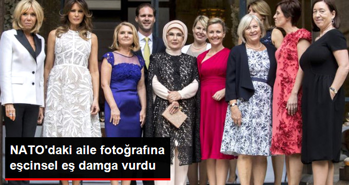 Brüksel’deki First Lady Aile Fotoğrafına Lüksemburg Başbakanı’nın Eşcinsel Eşi Damga Vurdu