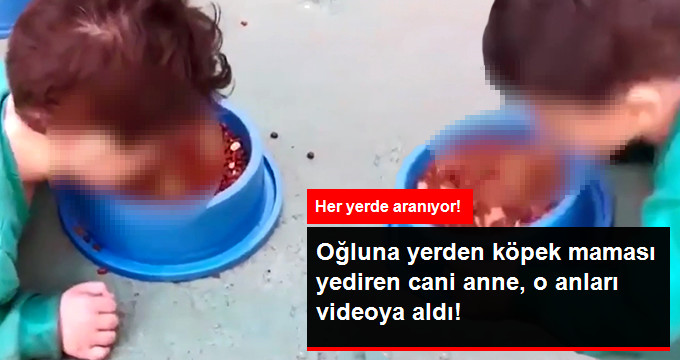 Oğluna Köpek Maması Yediren Cani Anne Her Yerde Aranıyor