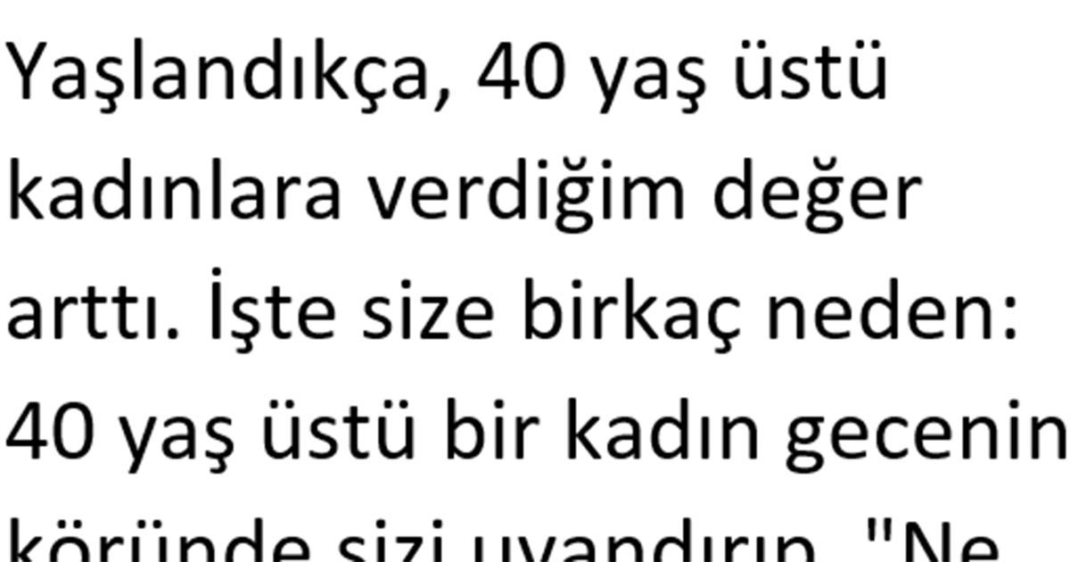 40 Yaş Üstü Kadınlara İthafen Yazdıkları İnternette Olay Oldu.