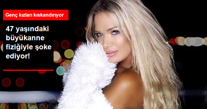 47 YAŞINDAKİ, 4 ÇOCUK SAHİBİ BÜYÜKANNE FİZİĞİYLE ŞOKE EDİYOR!