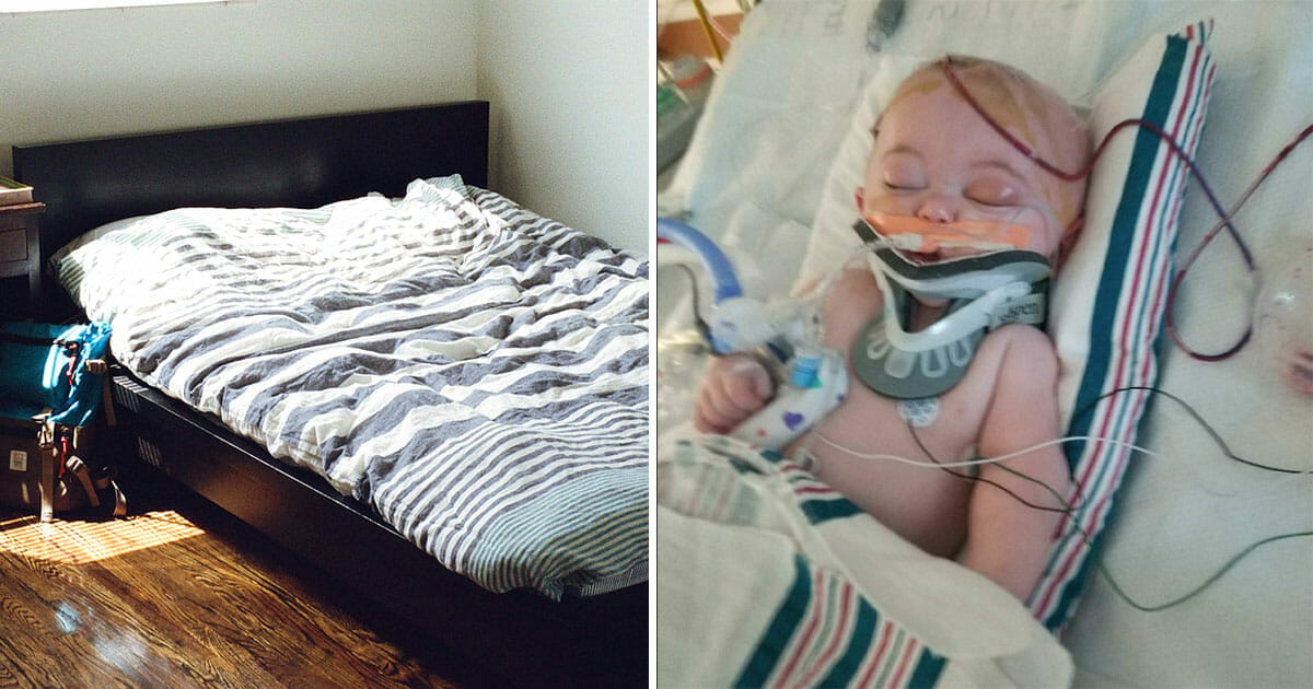 Bebeğini Yatağa Yatırıp Bir An İçeriye Gitti – Saniyeler Sonra Bebeğin Hayatı Değişti