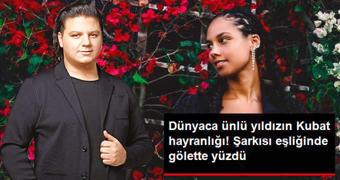Dünyaca Ünlü Şarkıcı Alicia Keys, Kubat’ın “Halkalı Şeker” Şarkısı Eşliğinde Gölette Yüzdü
