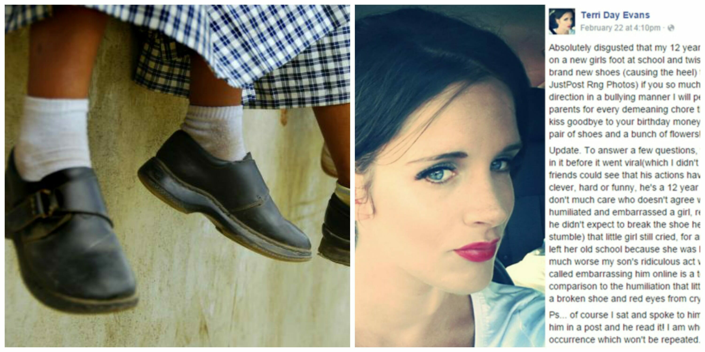 Sınıf Arkadaşının Yeni Ayakkabısını Mahveden Oğluna Bakın Nasıl Bir Ceza Verdi