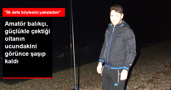 10 Yıllık Amatör Balıkçı, Oltayla 1,5 Metrelik Yılan Balığı Yakaladı