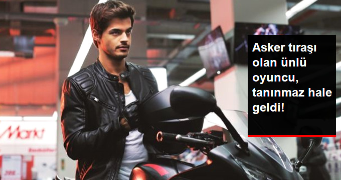 Askere Giden Ünlü Oyuncu Berk Atan, Saç Tıraşı Oldu